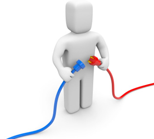 Image of figure connecting cables