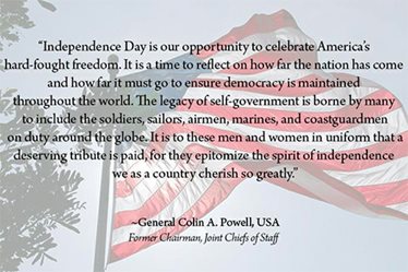 Image of Message from General Colin Powell